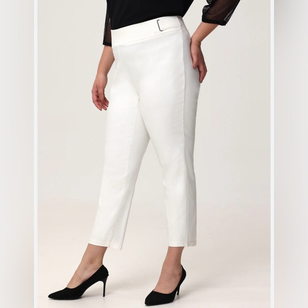 Lane Bryant women’s size 14 stretch waistband front zip ankle pants